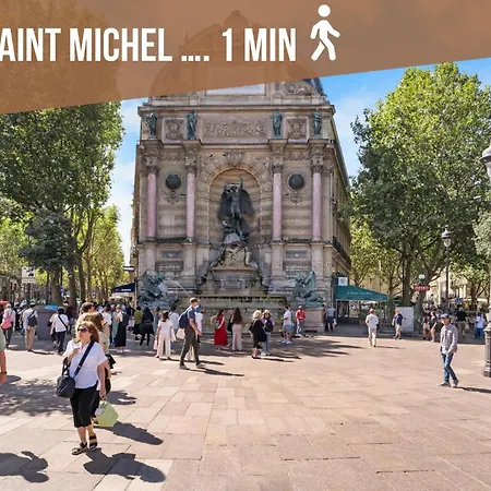 Appartamento Gem 9 Min Walk To Notre-dame And Louvre Parigi