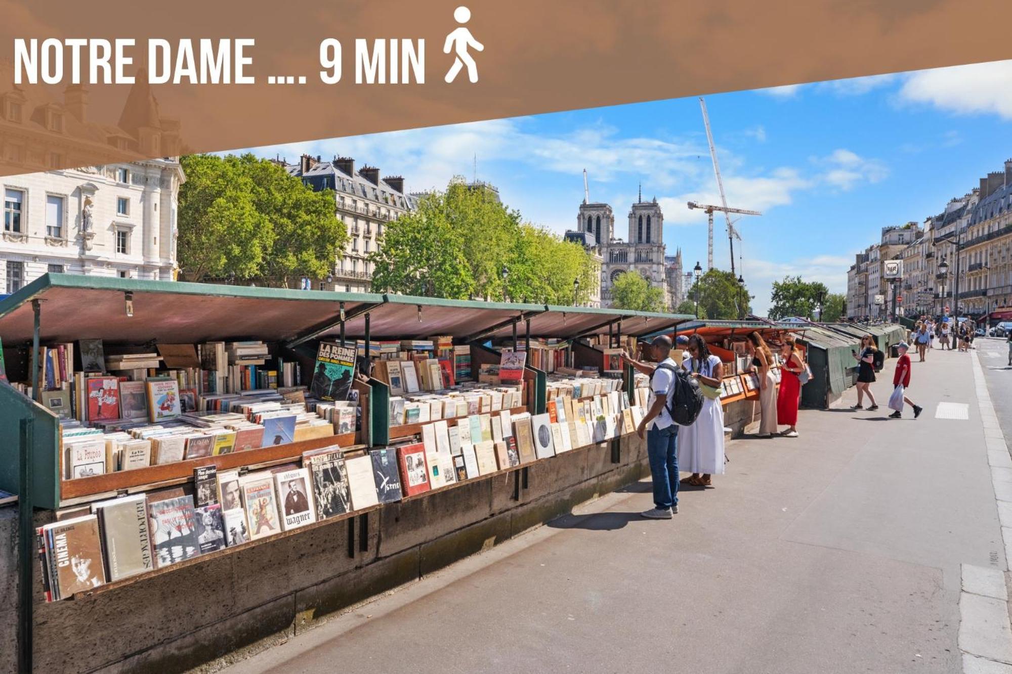 Cosy A 9 Min A Pied De La Cathedrale Notre Dame Appartamento Parigi